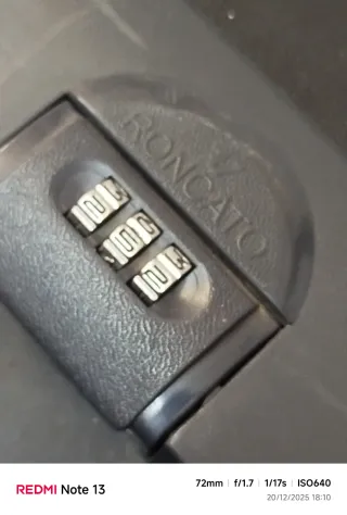 2 Maletas Roncato regidas con cerraduras