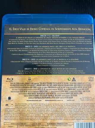 El Señor de los Anillos Trilogía Blu-ray