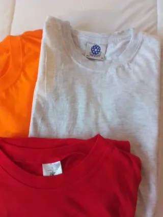 Lote 3 camisetas básicas