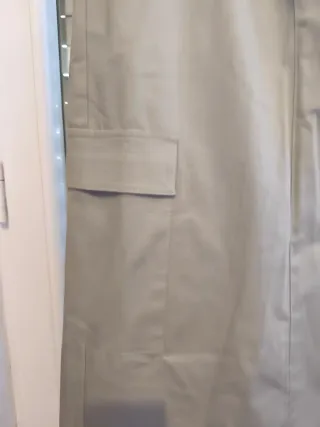 Falda larga Pull&Bear beige talla S/36