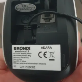 Telefono cordless Brondi bianco,usato