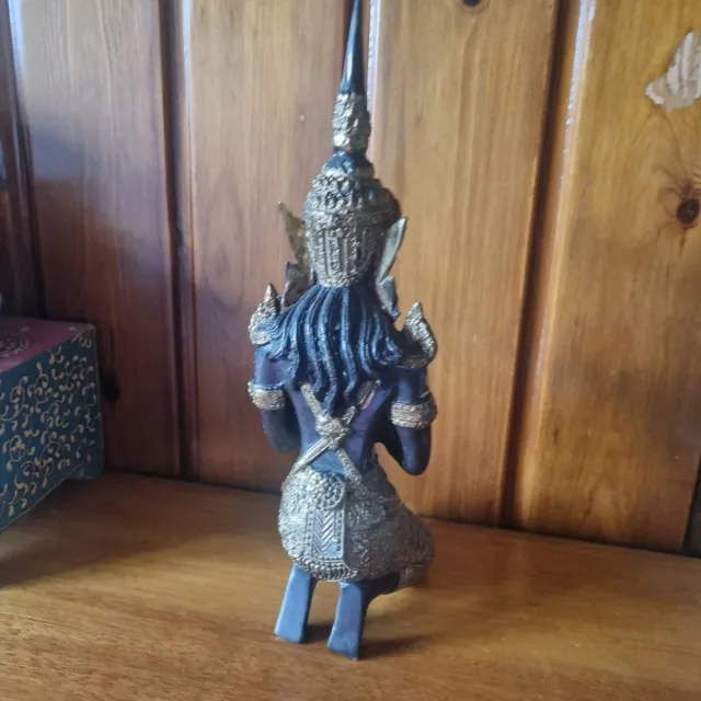 Estatua Oriental Devata / Apsara Tailandia 27cm