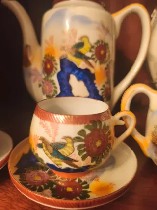 Juego de café porcelana 6 servicios