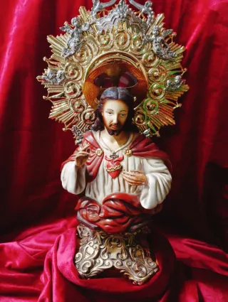 Antica statua Sacro Cuore