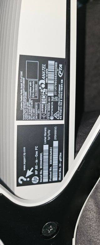 HP All in One 24-g013ns Blanco