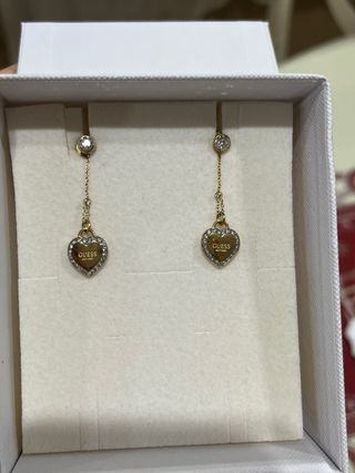 Pendientes Guess Corazón Dorados