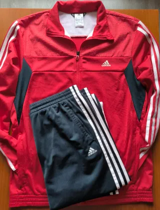 Chándal Adidas hombre rojo/azul Talla L (UK 42/44)
