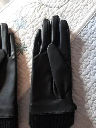 Guantes largos Zara negros