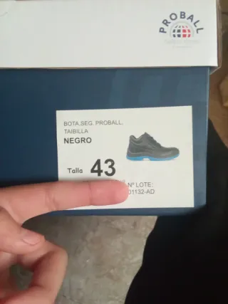 Botas Trabajo PROBALL TALLA 43