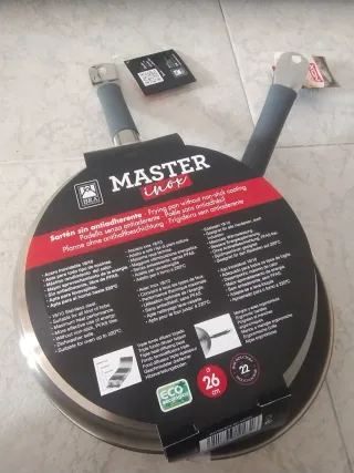 2 Sartenes BRA Master Inox 26cm y 24cm