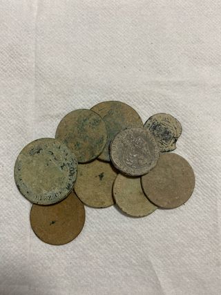 Lott di monete antiche spagnole