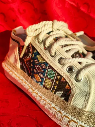 Scarpe casual da uomo beige multicolor