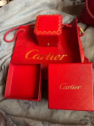 Scatola originale Cartier Trinity Rosso