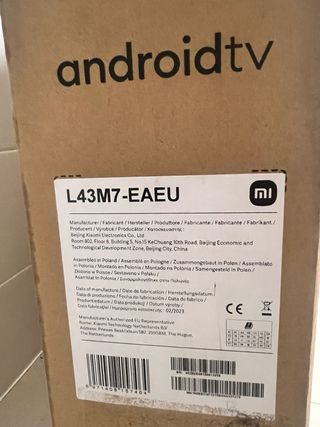 smart tv Xiaomi 43” 4K A2 sin abrir entrega gratis