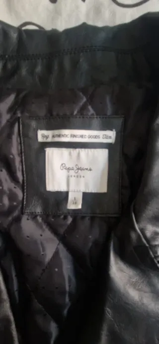 Cazadora Biker Pepe Jeans Negra PORTOBELLO. L