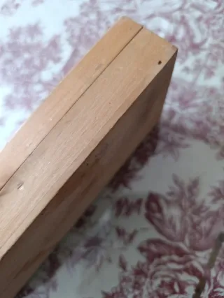 Caja de madera para sellos Sabadell