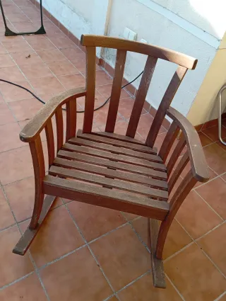 Conjunto Muebles Jardín Madera y Cristal