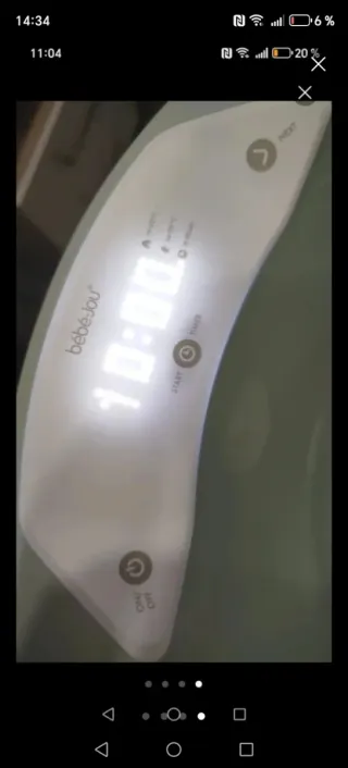 Bañera Bebejou para bebé con termómetro