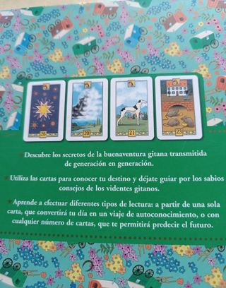 Cartas de La Buenaventura Gitana: Libro y Baraja