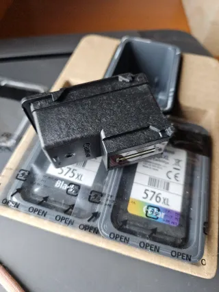 Pack 3 Cartuchos Canon PG-575XL y CL-576XL.