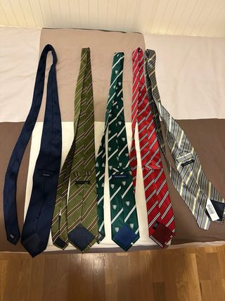Lote de 5 corbatas de vestir