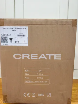 Robot de cocina Chefbot Compact nuevo.