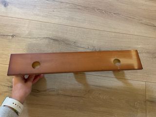 Perchero de madera con 3 pomos