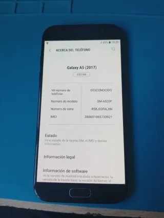 Samsung Galaxy A5 2017 3GB RAM 32GB Negro
