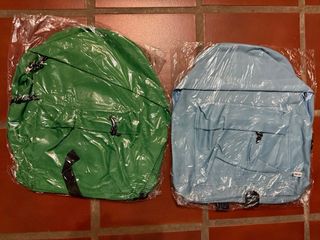 Pack 7 Mochilas Nuevas. colores verde y azul