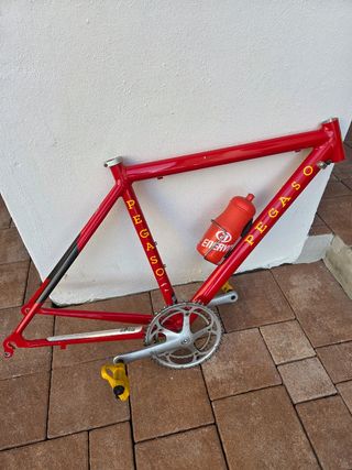 Telaio Bici Corsa Rosso Pegaso