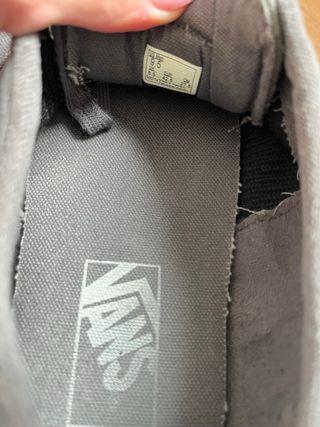 Sapatilhas Vans Cinzentas