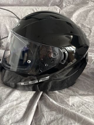 Casco LS2 Stream Evo Talla M Negro. Poco uso