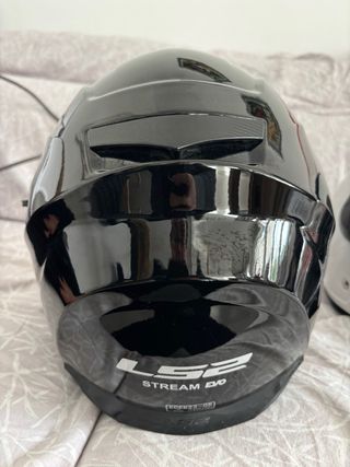 Casco LS2 Stream Evo Talla M Negro. Poco uso