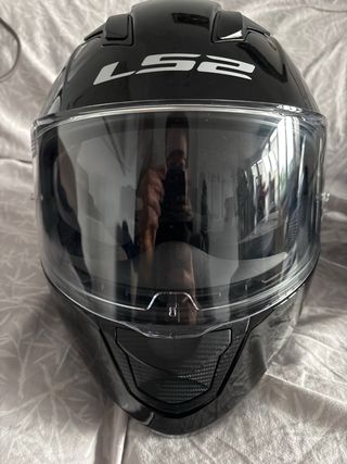 Casco LS2 Stream Evo Talla M Negro. Poco uso