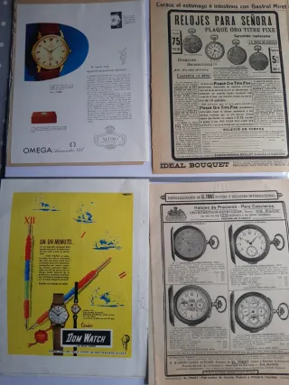 Lote 50 Anuncios Originales Relojes Certina