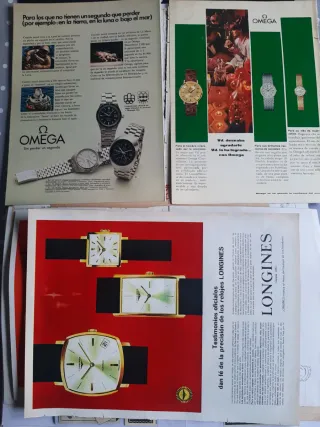 Lote 50 Anuncios Originales Relojes Certina