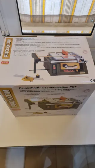 Sierra de mesa Proxxon FET NUEVA