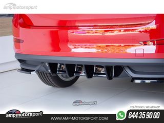 DIFUSOR TRASERO SKODA SCALA 2019-- NEGRO BRILLO