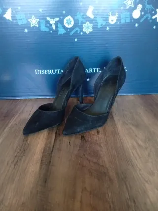 Zapatos de salón negros mujer