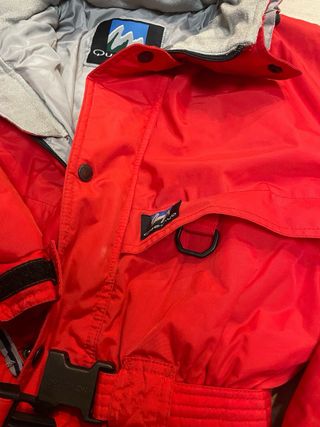Mono de esquí rojo T12