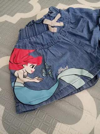 Pantaloncini bambina Ariel Disney