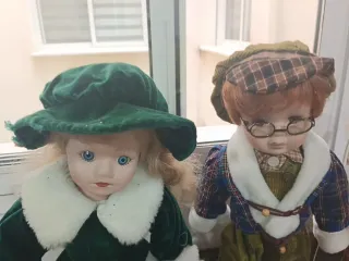 Muñecos de porcelana vintage