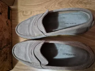 Mocasines Zara Hombre Beige