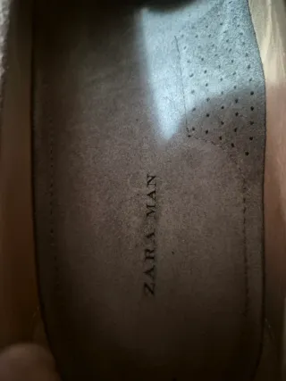 Mocasines Zara Hombre Beige