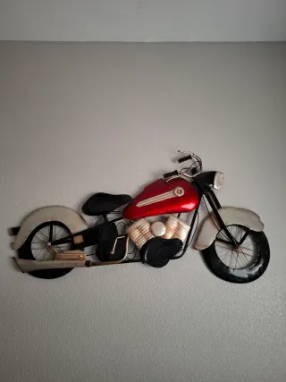 Decoración de pared de moto