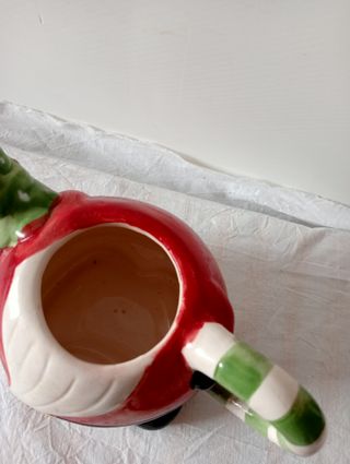 tetera ceramica papa noel 1 taza