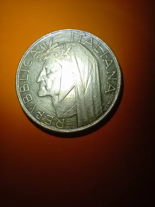 Moneta 500 Lire Dante Alighieri
