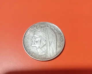 Moneta 500 Lire Dante Alighieri