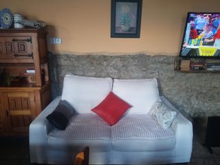 Sofá 2 plazas blanco