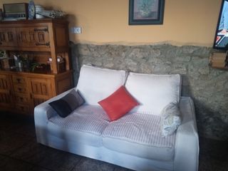 Sofá 2 plazas blanco